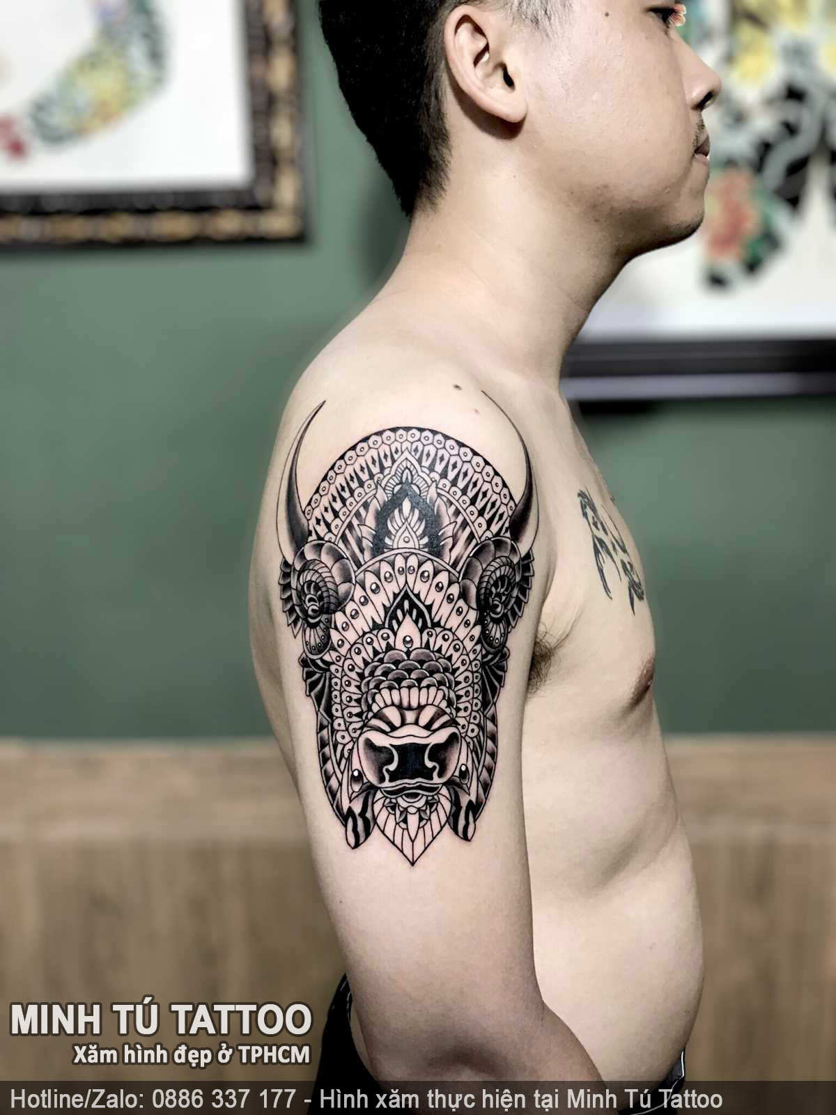 Tác phẩm hình xăm do Minh Tú Tattoo thực hiện 39